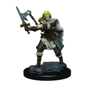 D&amp;D Icons of the Realms: Human Barbarian Female (Premium Pre-Painted Miniature)