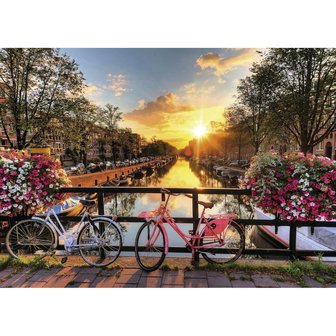 Fietsen in Amsterdam - Puzzel (1000)