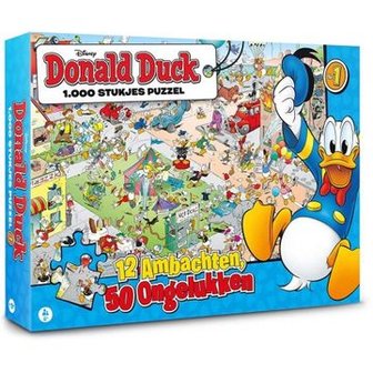 Donald Duck 1: 12 Ambachten, 50 Ongelukken - Puzzel (1000)