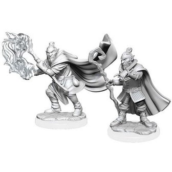 Critical Role Unpainted Miniatures: W1 Hobgoblin Wizard &amp; Druid