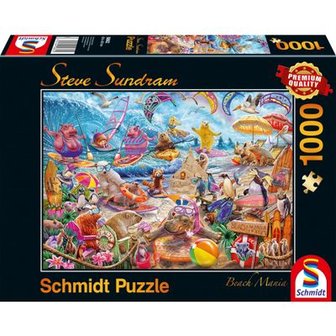 Beach Mania (Steve Sundram) - Puzzel (1000)