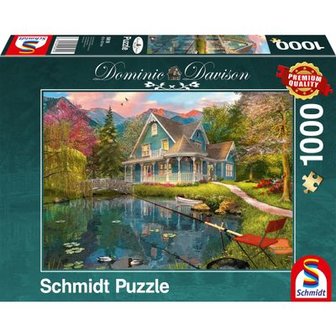 Rusthuis aan het meer (Dominic Davison) - Puzzel (1000)