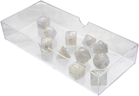 Eclipse 11 Dice Set: Arctic White (voor RPG)