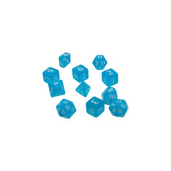 Eclipse 11 Dice Set: Sky Blue (voor RPG)