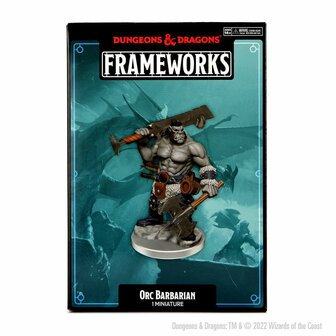 D&amp;D Frameworks: Orc Barbarian Male