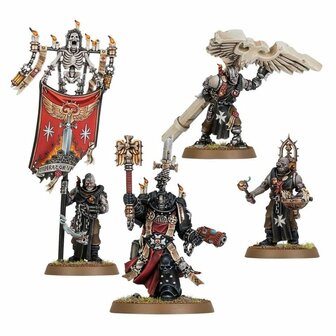 Warhammer 40,000 - Black Templars: Chaplain Grimaldus &amp; Retinue