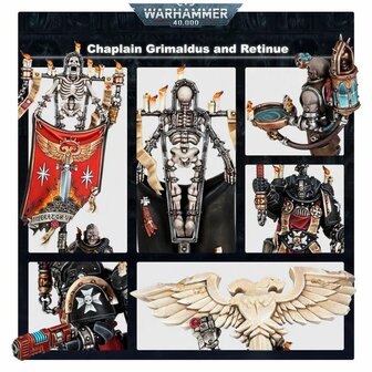 Warhammer 40,000 - Black Templars: Chaplain Grimaldus &amp; Retinue