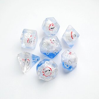 RPG Dice Set: Polar Bear (Embraced Series)