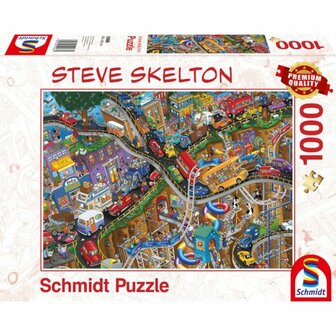 Steve Skelton: Alles in beweging- Puzzel (1000)