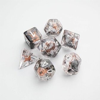 RPG Dice Set: Shield &amp; Weapons (Embraced Series) - Polydice