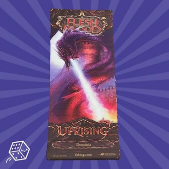 Flesh and Blood: Promotional Banner - Uprising - Dominia (80cm x 200cm)