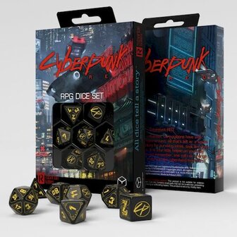 Cyberpunk Red Wet Work Dice Set (7)