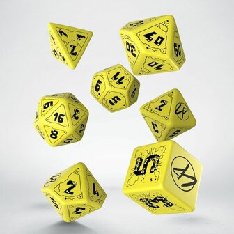 Cyberpunk Danger Zone Dice Set (7)