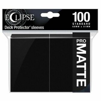 Ultra Pro Eclipse PRO-Matte Sleeves: Standaard Black (66x91mm) - 100x