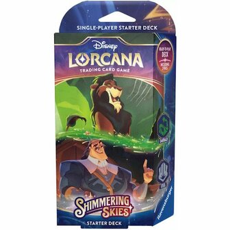 Disney Lorcana TCG - Shimmering Skies - Starter Deck Scar &amp; Kronk