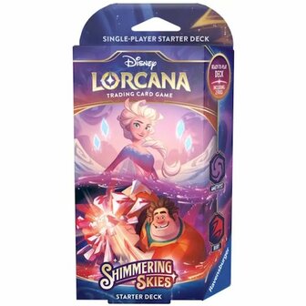 Disney Lorcana TCG - Shimmering Skies - Starter Deck Elsa &amp; Ralph