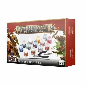 Warhammer: Age of Sigmar - Paints &amp; Tools Set