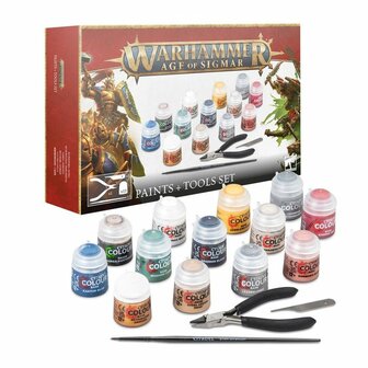 Warhammer: Age of Sigmar - Paints &amp; Tools Set