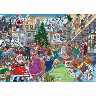 Wasgij Christmas Puzzel (#19): Santa Dash (2x1000)