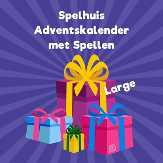 De Spelhuis Adventskalender Gezelschapsspellen Large