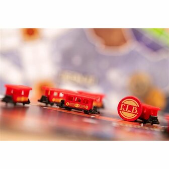 Promo Ticket to Ride Deluxe Train Set - Rood