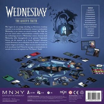 Wednesday Raven&#039;s Truth Boardgame