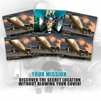 Spyfall - Bluff en Deductiespel - Cryptozoic Entertainment