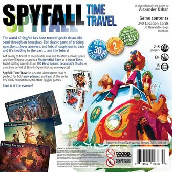 Spyfall Time Travel - Bluff- en Deductiespel - Cryptozoic Entertainment