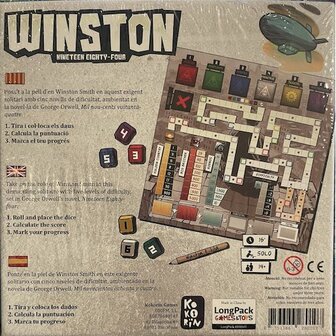 Winston: Nineteen Eighty-Four &ndash; Solo Dobbel spel | Kokor&iuml;n Games