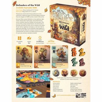 Defenders of the Wild - Cooperative Board Game - Outlandish Games