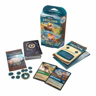 Disney Lorcana TCG - Azurite Sea - Starter Deck Go Go Tomago &amp; Gadget Hackwrench