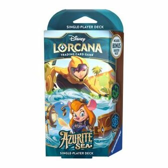 Disney Lorcana TCG - Azurite Sea - Starter Deck Go Go Tomago &amp; Gadget Hackwrench