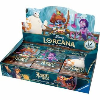 Disney Lorcana TCG - Azurite Sea - Boosterbox &ndash; 24 Boosters - Ravensburger