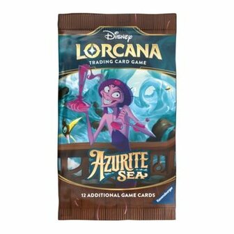 Disney Lorcana TCG - Azurite Sea - Booster &ndash; 12 Cards - Ravensburger