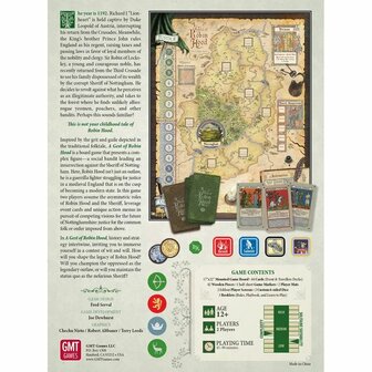 A Gest of Robin Hood - Strategisch Bordspel van GMT Games