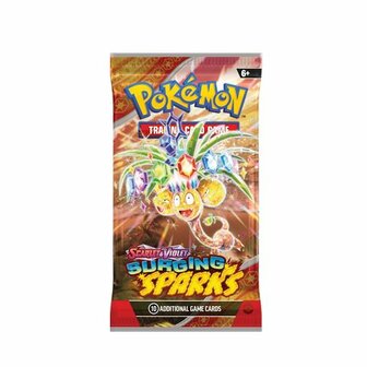 Pok&eacute;mon TCG: Scarlet &amp; Violet&mdash;Surging Sparks Booster Pack