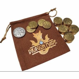 Flamecraft - Metalen Munten / Metal Coins (Series 2) | Luxe Upgrade Set | Lucky Duck Games