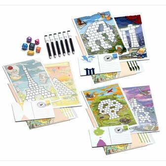 Roll to the Top: Journeys | Roll-and-Write Spel | Allplay