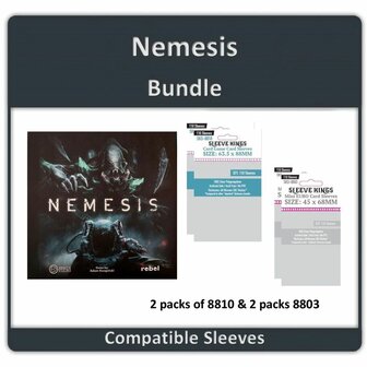 Nemesis Base Game Compatible Sleeve Bundle (5527) | Sleeve Kings