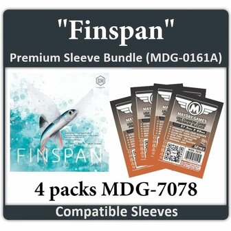 Finspan Compatible Premium Card Sleeve Bundle | Mayday Games