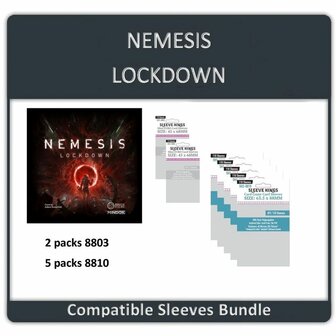 Nemesis Lockdown All-In Compatible Sleeve Bundle (SKS-5663) | Sleeve Kings