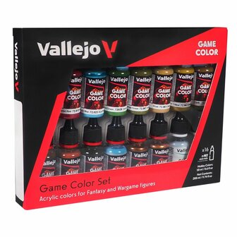 Vallejo Game Color Specialist Set &ndash; 16 kleuren acrylverf voor fantasie- en wargame-figuren