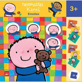 Trio Puzzel Karel &ndash; Emoties (3+) | Clavis