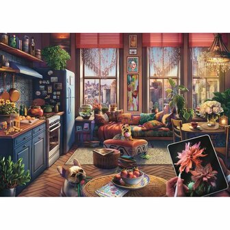 Cozy Boho Studio - 500 Stukjes XL Legpuzzel | Ravensburger (500XL)