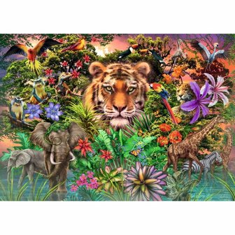 Jungle Tiger - 1000 Stukjes Legpuzzel | Ravensburger