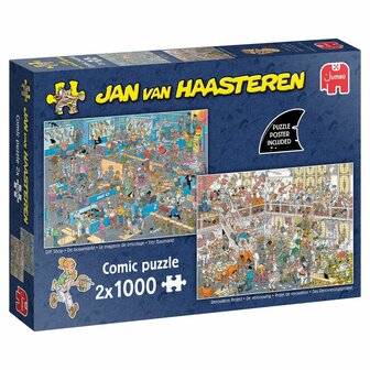 Jan van Haasteren - De Verbouwing &amp; Doe-Het-Zelfwinkel - 2 x 1000 Stukjes Legpuzzel | Jumbo