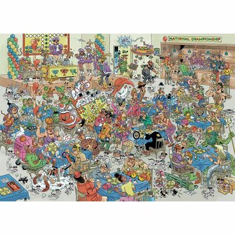 Jan van Haasteren - NK Mens Erger Je Niet - 2000 Stukjes Legpuzzel | Jumbo