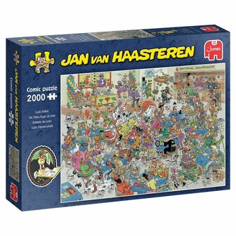 Jan van Haasteren - NK Mens Erger Je Niet - 2000 Stukjes Legpuzzel | Jumbo