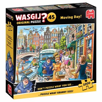 Wasgij Original Puzzel 45: Verhuisdag! &ndash; 1000 stukjes | Jumbo