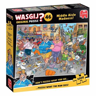 Wasgij Original Puzzel 46: Buitenkansjes! &ndash; 1000 stukjes | Jumbo